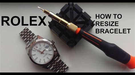 resizing rolex bracelet without damaging screws reddit|Rolex Band Repair .